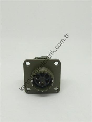 HZ CONNECTORS KDB02E 14S-6P 6 Pin Metal Kasa Bayonet Panel Tipi Erkek Askeri Konnektör