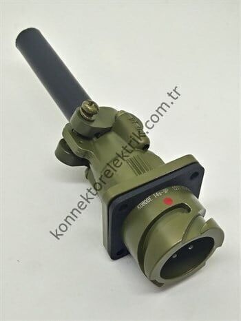 KUKDONG KDB00E 14S-9P 2 Pin Metal Kasa Bayonet Karşıt Kablo Tipi Askeri Konnektör