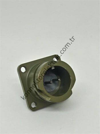 KUKDONG KDB02E 14S-9P 2 Pin Metal Kasa Bayonet Panel Tipi Erkek Askeri Konnektör