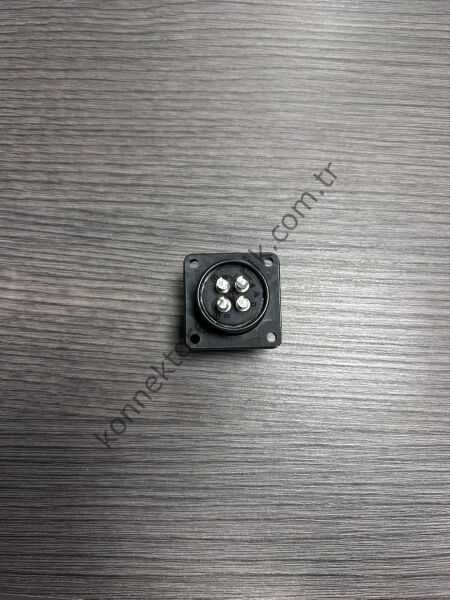HZ CONNECTORS KDB02E 18-10P 4 Pin Metal Kasa Bayonet Panel Tipi Erkek Askeri Konnektör