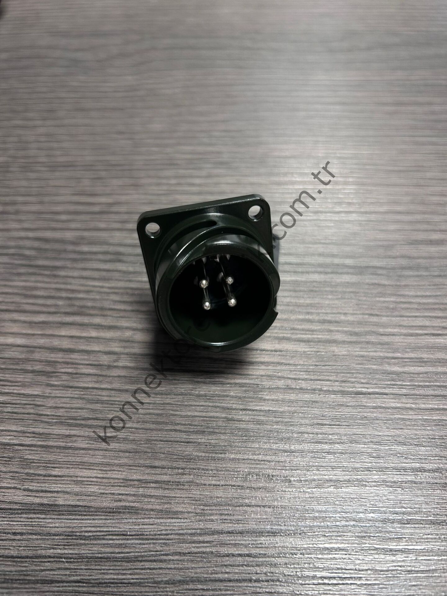HZ CONNECTORS KDB02E 18-10P 4 Pin Metal Kasa Bayonet Panel Tipi Erkek Askeri Konnektör