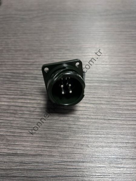 HZ CONNECTORS KDB02E 18-10P 4 Pin Metal Kasa Bayonet Panel Tipi Erkek Askeri Konnektör