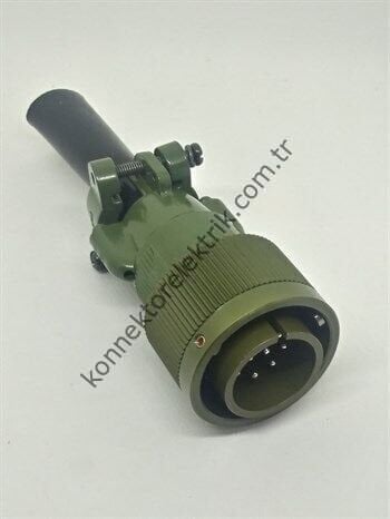 KUKDONG KDB06E 18-19P 10 Pin Metal Kasa Bayonet Kablo Tipi Erkek Askeri Konnektör