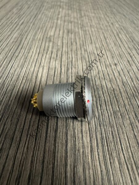 WEIPU ZGG.2B.306.CLA 6 Pin IP50 Metal Kasa Panel Tipi Erkek Medikal Konnektör