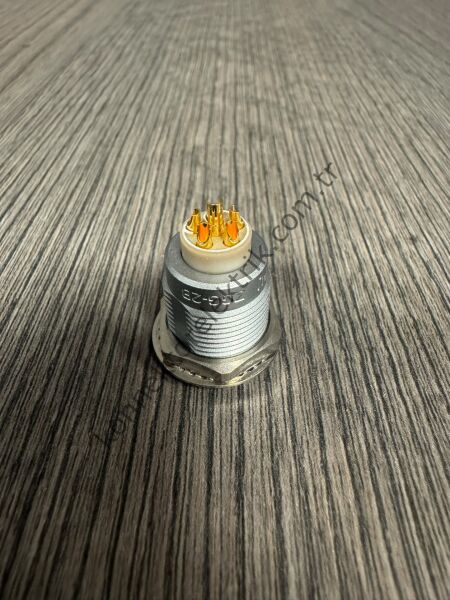 WEIPU ZGG.2B.306.CLA 6 Pin IP50 Metal Kasa Panel Tipi Erkek Medikal Konnektör