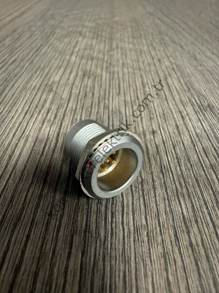 WEIPU ZGG.2B.306.CLA 6 Pin IP50 Metal Kasa Panel Tipi Erkek Medikal Konnektör