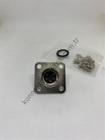 HZ CONNECTORS DK182 5 Pin Metal Kasa Panel Tipi Erkek Konnektör