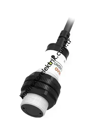 LANBAO PR18TGS Serisi 90° Açılı M12 Konnektörlü Plastik Gövde Karşılıklı PNP Çıkışlı DC Fotosel