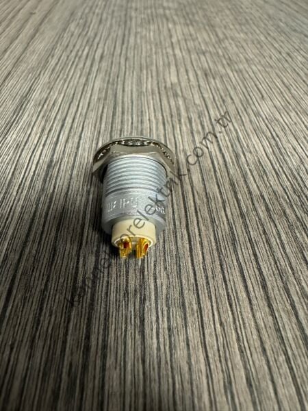 WEIPU ZGG.2B.304.CLA 4 Pin IP50 Metal Kasa Panel Tipi Erkek Medikal Konnektör