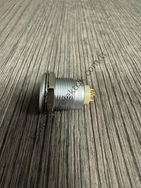 WEIPU ZGG.2B.304.CLA 4 Pin IP50 Metal Kasa Panel Tipi Erkek Medikal Konnektör