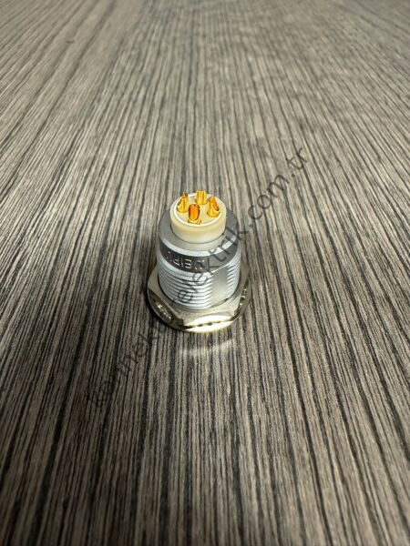 WEIPU ZGG.2B.304.CLA 4 Pin IP50 Metal Kasa Panel Tipi Erkek Medikal Konnektör