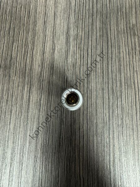 WEIPU TGG.1B.304.CLAD62 4 Pin IP50 Metal Kasa Kablo Tipi Erkek Medikal Konnektör