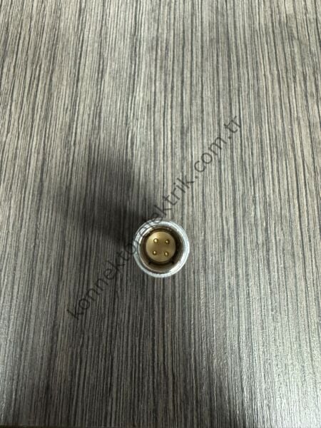 WEIPU TGG.1B.304.CLAD62 4 Pin IP50 Metal Kasa Kablo Tipi Erkek Medikal Konnektör