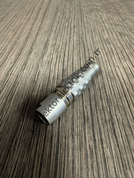 WEIPU TGG.1B.303.CLAD62 3 Pin IP50 Metal Kasa Kablo Tipi Erkek Medikal Konnektör