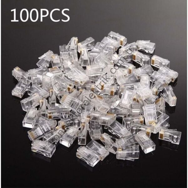 EXPOTECH RJ45PLUG RJ45 İnternet Plug Network Konnektörü (100 adet)