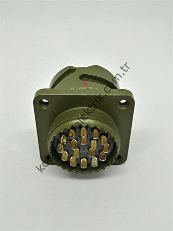 KDB02E 20-29P Bayonet Panel Tipi Askeri Konnektör
