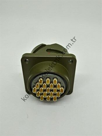 HZ CONNECTORS KDB02E 22-14S Bayonet Panel Tipi Askeri Konnektör