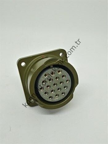 HZ CONNECTORS KDB02E 22-14S 19 Pin Metal Kasa Bayonet Panel Tipi Dişi Askeri Konnektör