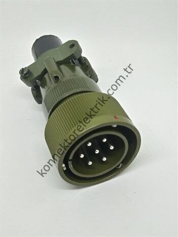 KUKDONG KDB06E 24-2PW 7 Pin Metal Kasa Bayonet Kablo Tipi Erkek Askeri Konnektör