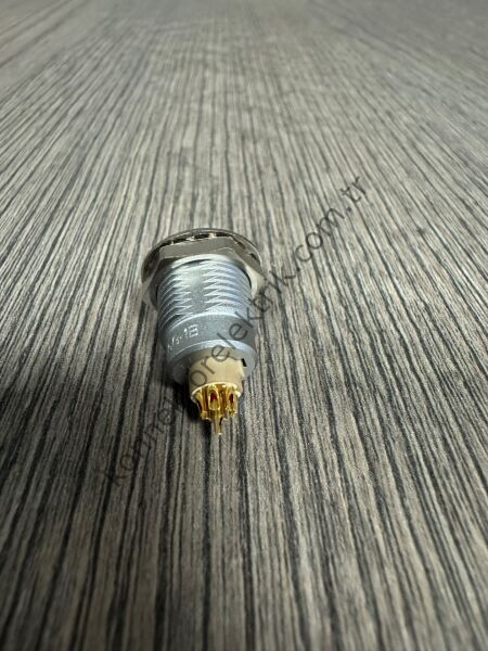 WEIPU ZGG.1B.307.CLA 7 Pin IP50 Metal Kasa Panel Tipi Erkek Medikal Konnektör