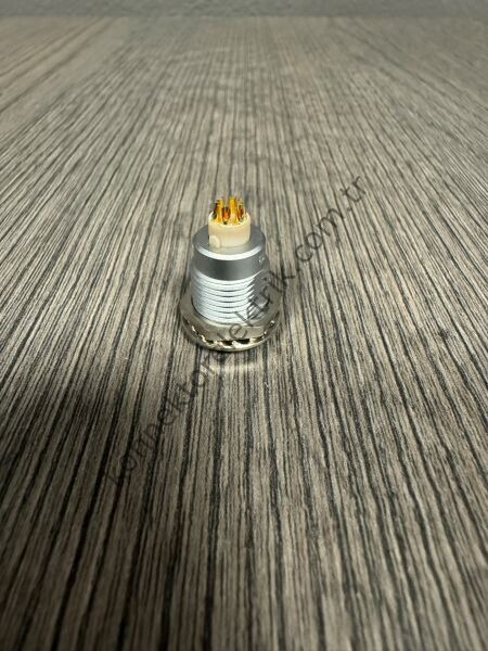 WEIPU ZGG.1B.306.CLA 6 Pin IP50 Metal Kasa Panel Tipi Erkek Medikal Konnektör