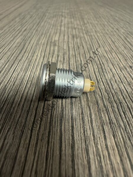 WEIPU ZGG.1B.306.CLA 6 Pin IP50 Metal Kasa Panel Tipi Erkek Medikal Konnektör