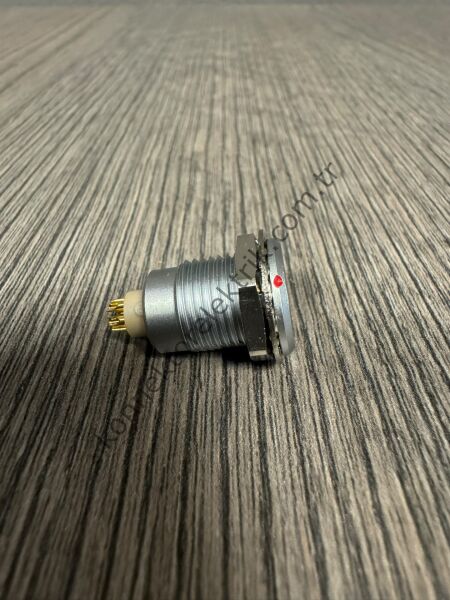 WEIPU ZGG.1B.306.CLA 6 Pin IP50 Metal Kasa Panel Tipi Erkek Medikal Konnektör
