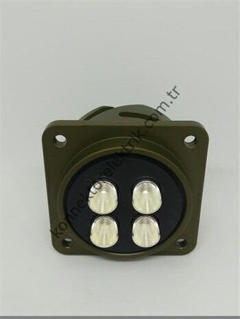 KDB02E 32-17P Bayonet Panel Tipi Askeri Konnektör