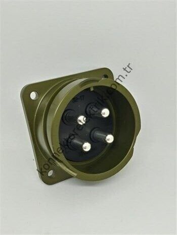 KDB02E 32-17P Bayonet Panel Tipi Askeri Konnektör