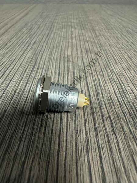WEIPU ZGG.1B.304.CLA 4 Pin IP50 Metal Kasa Panel Tipi Erkek Medikal Konnektör