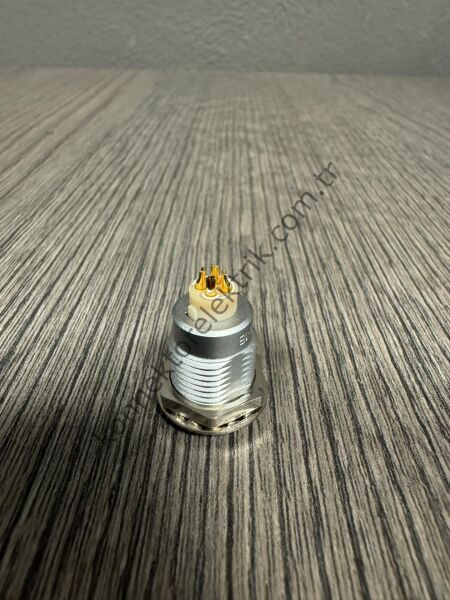 WEIPU ZGG.1B.304.CLA 4 Pin IP50 Metal Kasa Panel Tipi Erkek Medikal Konnektör