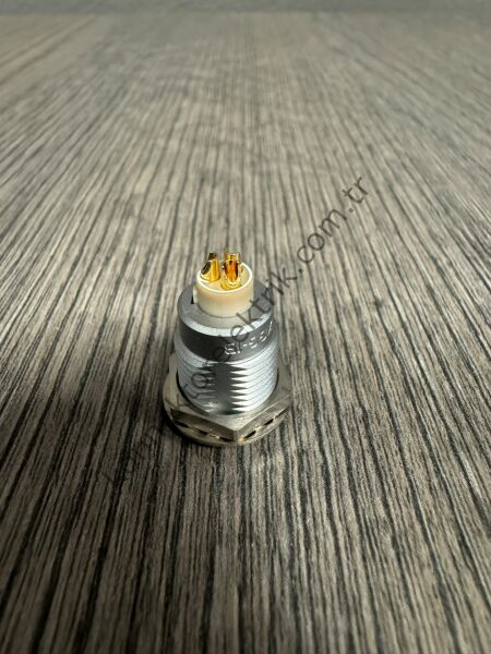 WEIPU ZGG.1B.303.CLA 3 Pin IP50 Metal Kasa Panel Tipi Erkek Medikal Konnektör