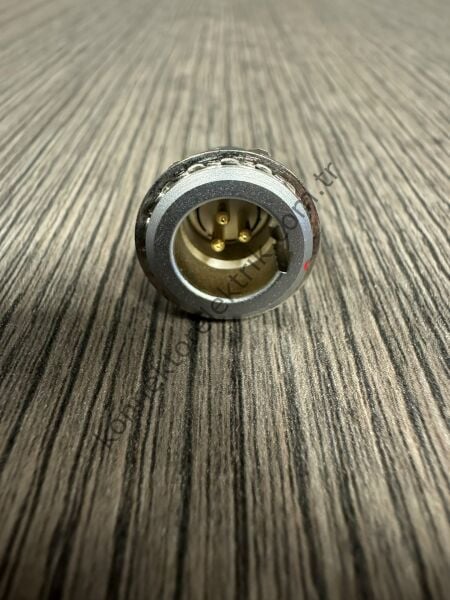 WEIPU ZGG.1B.303.CLA 3 Pin IP50 Metal Kasa Panel Tipi Erkek Medikal Konnektör