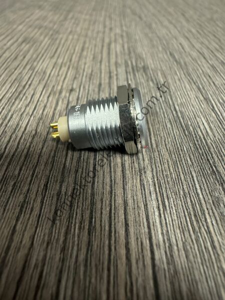 WEIPU ZGG.1B.302.CLA 2 Pin IP50 Metal Kasa Panel Tipi Erkek Medikal Konnektör