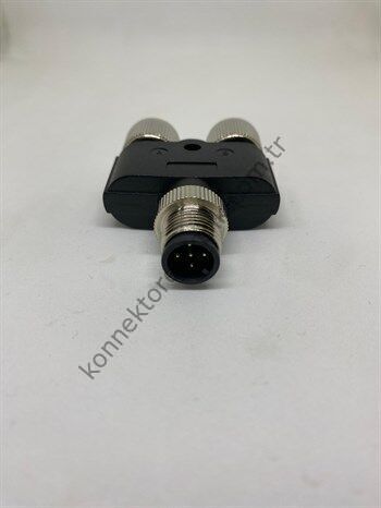 M12 5 Pin Y Konnektör