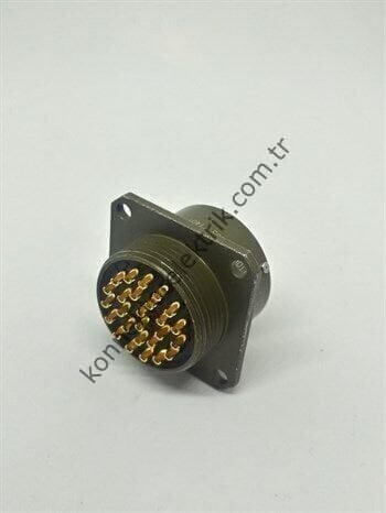 KUKDONG MS3112E 16-26S 26 Pin Metal Kasa Shell Panel Tipi Askeri Konnektör