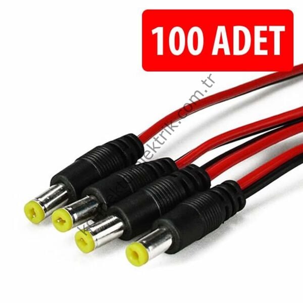 EXPOTECH PWR001 2.1 mm CCTV Kamera Enerji Konnektörü (100’lü Paket)