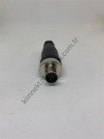 M12 5 Pin B Coded Seyyar Erkek Konnektör