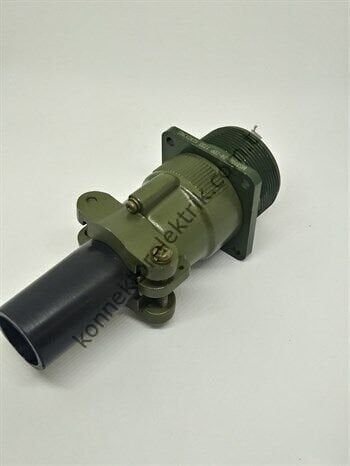 KUKDONG MS3100E 24-22P 4 Pin Metal Kasa Karşıt Kablo Tipi Erkek Askeri Konnektör