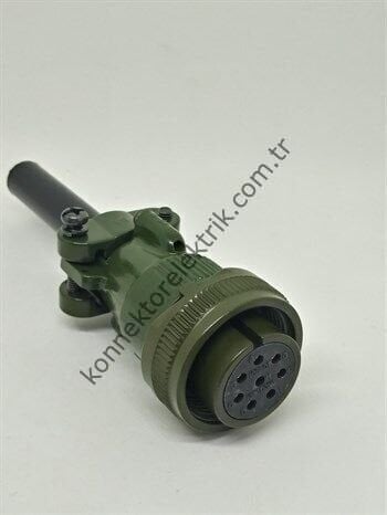 KUKDONG MS3106F 16S-01S 8 Pin Metal Kasa Kablo Tipi Dişi Askeri Konnektör