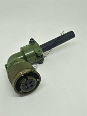 KDB08E 14S-2S Bayonet Kablo Tipi Askeri Konnektör