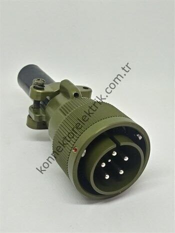 KDB06E 20-17P Bayonet Kablo Tipi Askeri Konnektör