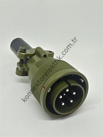 KUKDONG KDB06E 20-17P 6 Pin Metal Kasa Bayonet Kablo Tipi Erkek Askeri Konnektör