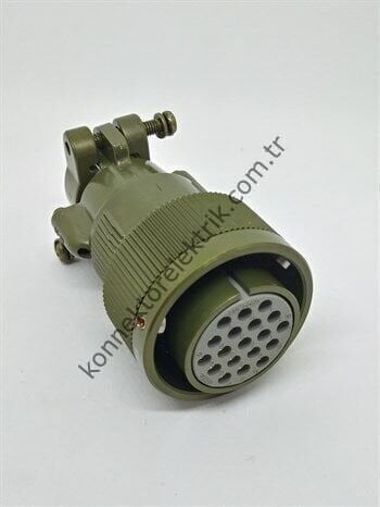 KUKDONG KDB06E 20A-48S 19 Pin Metal Kasa Bayonet Kablo Tipi Dişi Askeri Konnektör