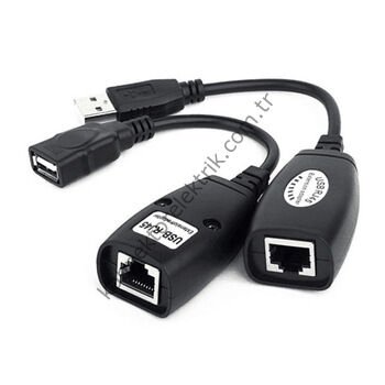 EXPOTECH OEM-USB60 RJ45 CAT5-CAT6 USB UZATICI EXTENDER