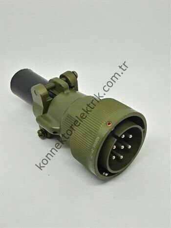 KUKDONG KDB06E 24-2P 7 Pin Metal Kasa Bayonet Kablo Tipi Askeri Konnektör