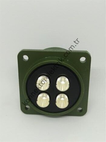 HZ CONNECTORS MS3102E 32-17P 4 Pin Panel Tipi Erkek Askeri Konnektör