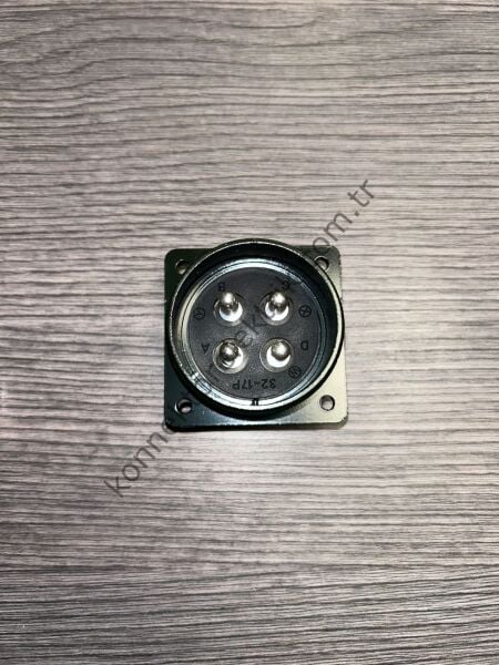 HZ CONNECTORS MS3102E 32-17P 4 Pin Panel Tipi Erkek Askeri Konnektör