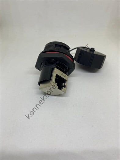 RJ45F71RA IP67 Panel Tipi RJ45 Konnektör