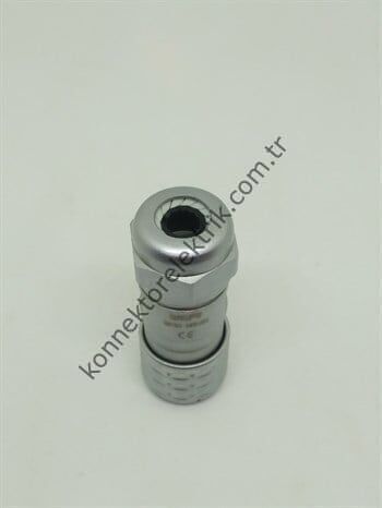 WEIPU SF1210/S3 3 Pin IP67 Metal Kasa Kablo Tipi Dişi Su Geçirmez Konnektör